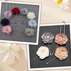 70 шт. фурнитура для броши из нержавеющей стали 201&nbsp;STAS-BBC0005-54