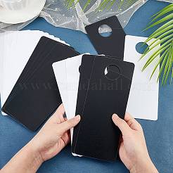 40 шт. 2-цветная матовая пластиковая бирка из ПВХ&nbsp;AJEW-GL0001-22