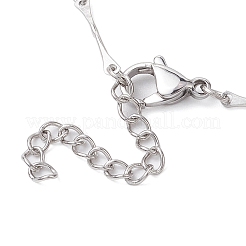 Изготовление браслетов из звеньев цепи из нержавеющей стали&nbsp;AJEW-JB01290-02