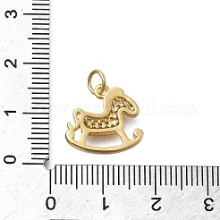 Латунные микро проложить кубического циркония подвески&nbsp;KK-D431-007G