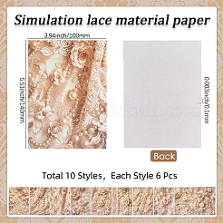 Bloc de papier de scrapbooking&nbsp;DIY-WH20002-145D