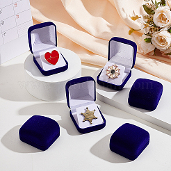 Флокированные коробки для хранения значков&nbsp;CON-WH0816-028