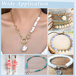 150 шт. 3 размера латунных крышек для обжимных бусин&nbsp;KK-UN0003-82