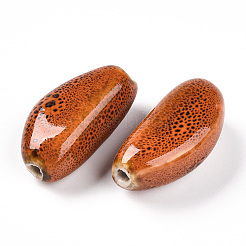 Фарфоровые бусины ручной работы&nbsp;PORC-N008-08C