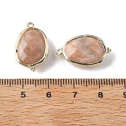 Подвески-подвески из натурального солнечного камня с огранкой в форме овала&nbsp;G-H323-02G-11