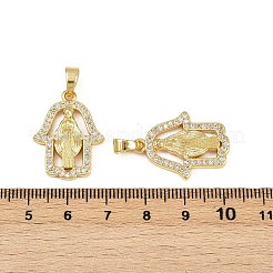 Латунные микро проложить кубического циркония подвески&nbsp;KK-S526-43G