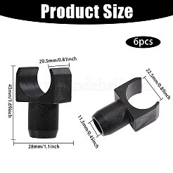 6 шт. пластиковый U-образный слайдер&nbsp;KY-CA0001-62