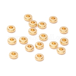 UNICRAFTALE 400 pz Perline Distanziatrici Placcate Oro 24K 15mm Mini Rondelle 304 Perline In Acciaio Inossidabile Perline con Fermaglio In Metallo per Collane Fai Da Te Bracciali Creazione di Gioielli