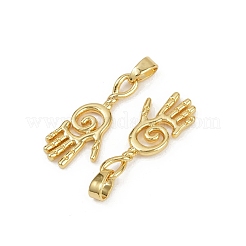 Латунные подвески&nbsp;KK-C093-02G