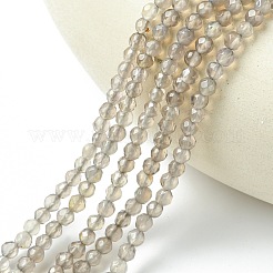 Естественно агат круглых бусин прядь&nbsp;X-G-L084-4mm-08