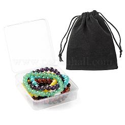 7 pièces 7 bijoux de chakra de style&nbsp;BJEW-LS0001-05