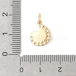 Подвески латунные горный хрусталь&nbsp;LS-STAS-V013-03G-1