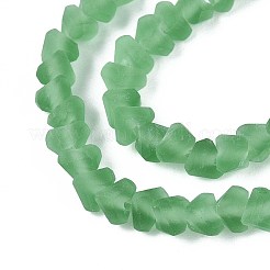 Матовые прозрачные стеклянные бусины&nbsp;LS-GLAA-N016-4mm-27