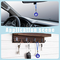 9 шт. 3 стиля ручной работы подвески-лэмпворк от сглаза украшение&nbsp;HJEW-WR00006