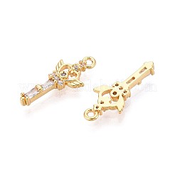 Латунные микро проложить кубического циркония подвески&nbsp;KK-N263-84G