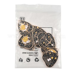 Colgantes de esmalte de aleación 12pcs 6 estilos&nbsp;ENAM-FS0004-08