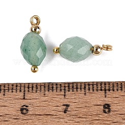 Pendenti avventurina verde naturale&nbsp;GG-N004-02G-03