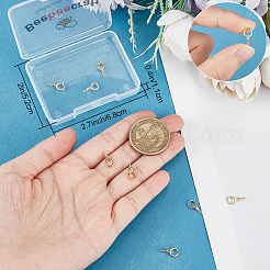 10 шт. 925 серебряных шурупа для крепления колышков&nbsp;STER-BBC0002-10