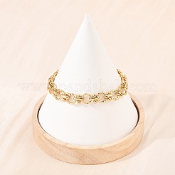 Bracelets à maillons en acier inoxydable 304 pour femmes&nbsp;BJEW-H207-01C-G