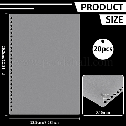 Divisori per raccoglitori in plastica pp&nbsp;DIY-WH0899-760B-A