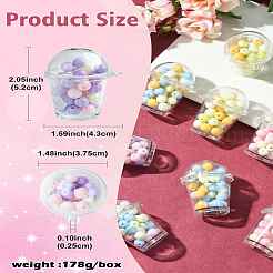 10 шт. подвески из непрозрачного акрила в виде чашки с молоком&nbsp;OACR-CJ0002-34