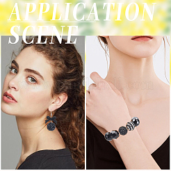 40 шт. бусины из смолы со стразами&nbsp;RESI-SC0005-81A