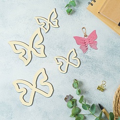 6 шт. 3 стильных деревянных кольца-кольца макраме для изготовления поделок&nbsp;DIY-WH0545-002