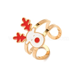 Anelli con polsino in acciaio inossidabile 304 con smalto per donna&nbsp;LS-RJEW-Z116-01G-04