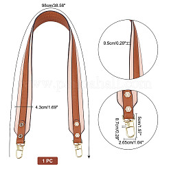 Taschenriemen aus Mikrofaserleder&nbsp;FIND-WH0003-55