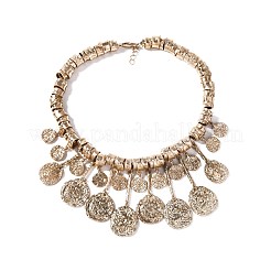 Женские нагрудные ожерелья с кисточками из цинкового сплава&nbsp;FS-WG89C47-01