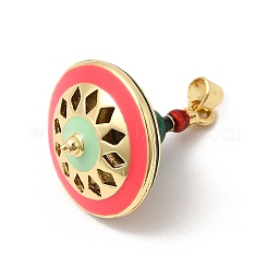 Ottone micro spianare pendenti zirconi&nbsp;KK-H267-111G