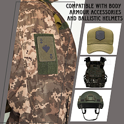 4шт. игральная карта туз пик светоотражающие нейлоновые и полиэстеровые липучки&nbsp;AJEW-GA0009-03A