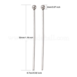 Шариковые головки из нержавеющей стали 304 STAS-K146-045-30x0.7mm