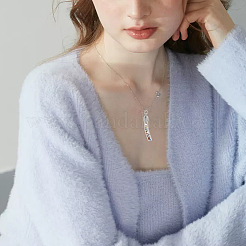 6 набор 3-цветных прозрачных стеклянных флаконов с подвеской&nbsp;GLAA-PH0002-31