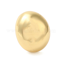 Овальные латунные кольца для женщин&nbsp;RJEW-A046-05G