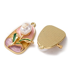 Подвески из эмалевого сплава легкого золота&nbsp;ENAM-B028-38KCG-03