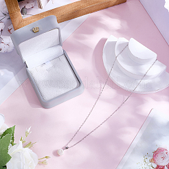 1 шт. ожерелье с подвеской из натурального жемчуга с 925 цепочками-скрепками из стерлингового серебра&nbsp;NJEW-BBC0001-15