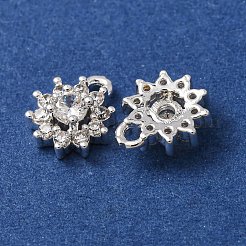 Messing micro pave klar zirkonia charme&nbsp;CU-CBAEC99-24S
