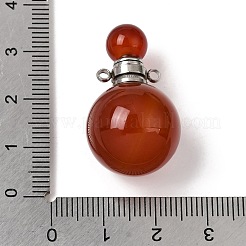 Anhänger aus natürlichem Karneol für Parfümflaschen&nbsp;GG-CBA7610-02P-02
