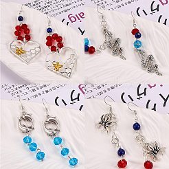 Fabricación de aretes colgantes con forma de animal diy&nbsp;DIY-SZ0007-05