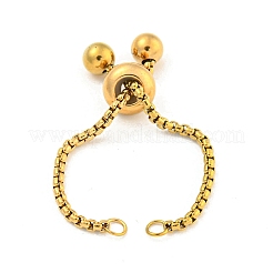 Fabrication de bracelets coulissants réglables en acier inoxydable 304&nbsp;MAK-L038-001G-02