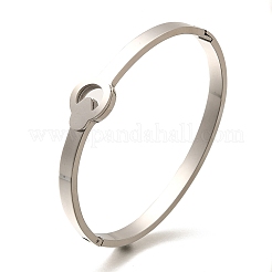 Bracelets à charnière en acier inoxydable 304 pour femmes&nbsp;BJEW-F474-46P