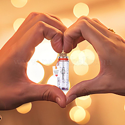 Украшение бутылки желаний прозрачное стекло&nbsp;AJEW-YWC0005-02