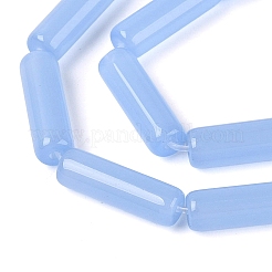 Fili di perline giada di vetro imitato&nbsp;GLAA-N070-01A-B04