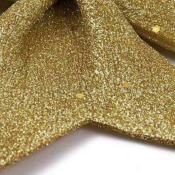 Украшение из блестящей ткани с бантом&nbsp;DIY-I112-01G