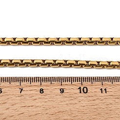 304 Edelstahl-Boxkettenhalsketten für Unisex&nbsp;NJEW-K305-02B-G