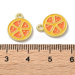Ciondoli in lega di frutta smaltati&nbsp;LS-PALLOY-S058-01LG-09