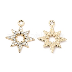 Подвески со стразами из сплава с ультрафиолетовым покрытием&nbsp;PALLOY-A004-08G