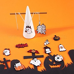 Pendenti smaltati in lega a tema halloween 38 pz 19 stili&nbsp;ENAM-SZ0001-72