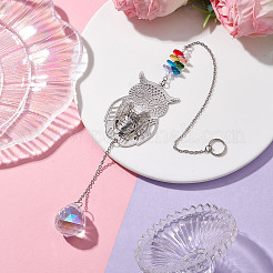 Латунные полые подвесные украшения&nbsp;HJEW-JM01929-04